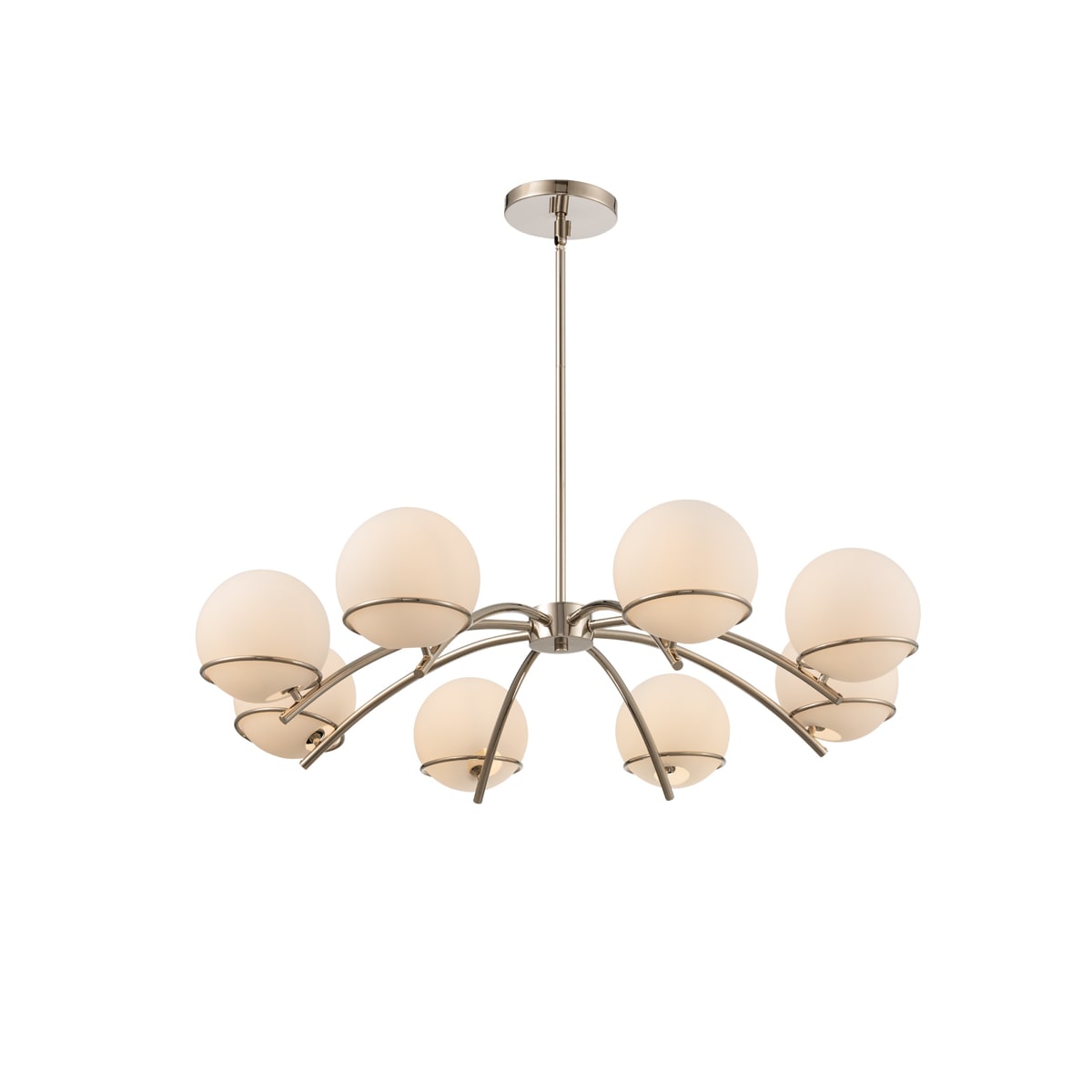 Kalco 513572PN Polished Nickel Everett 8 Light 34
