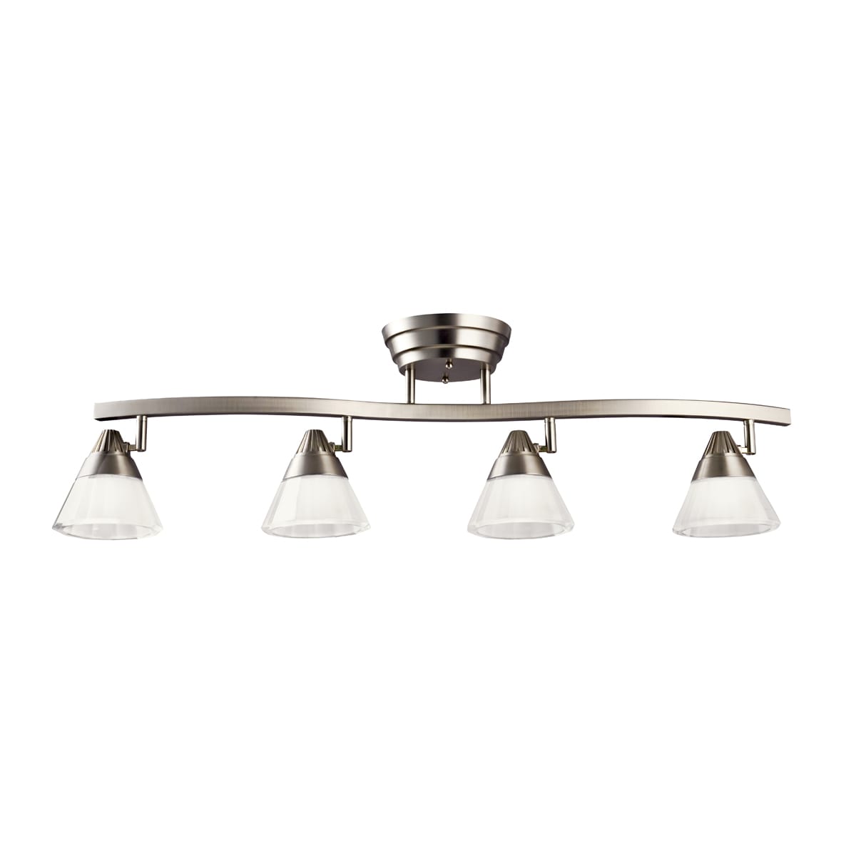 Kichler 10325ni Brushed Nickel Modern Four Light Down Lighting Led Kichler 10325ni Brushed Nickel Modern