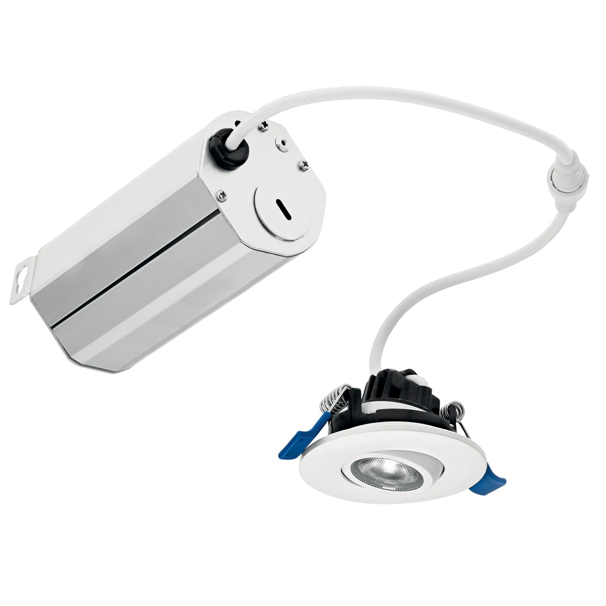 Kichler DLMG02R3090WHT LED Gimbal Downlight Direct to Ceiling Mini Gimble Textured White