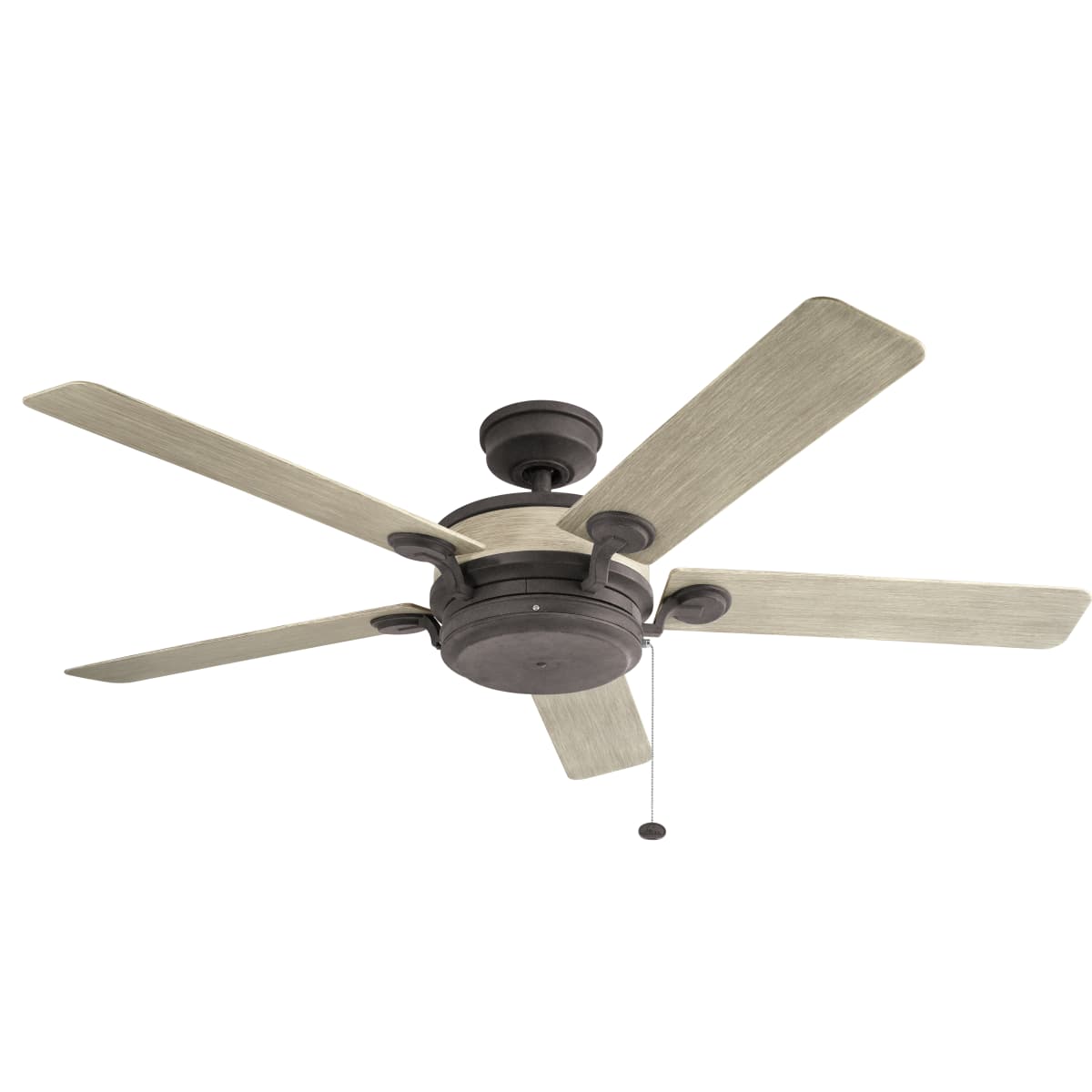 Kichler 310085wzc Weathered Zinc Uma 60 Indoor Outdoor Ceiling