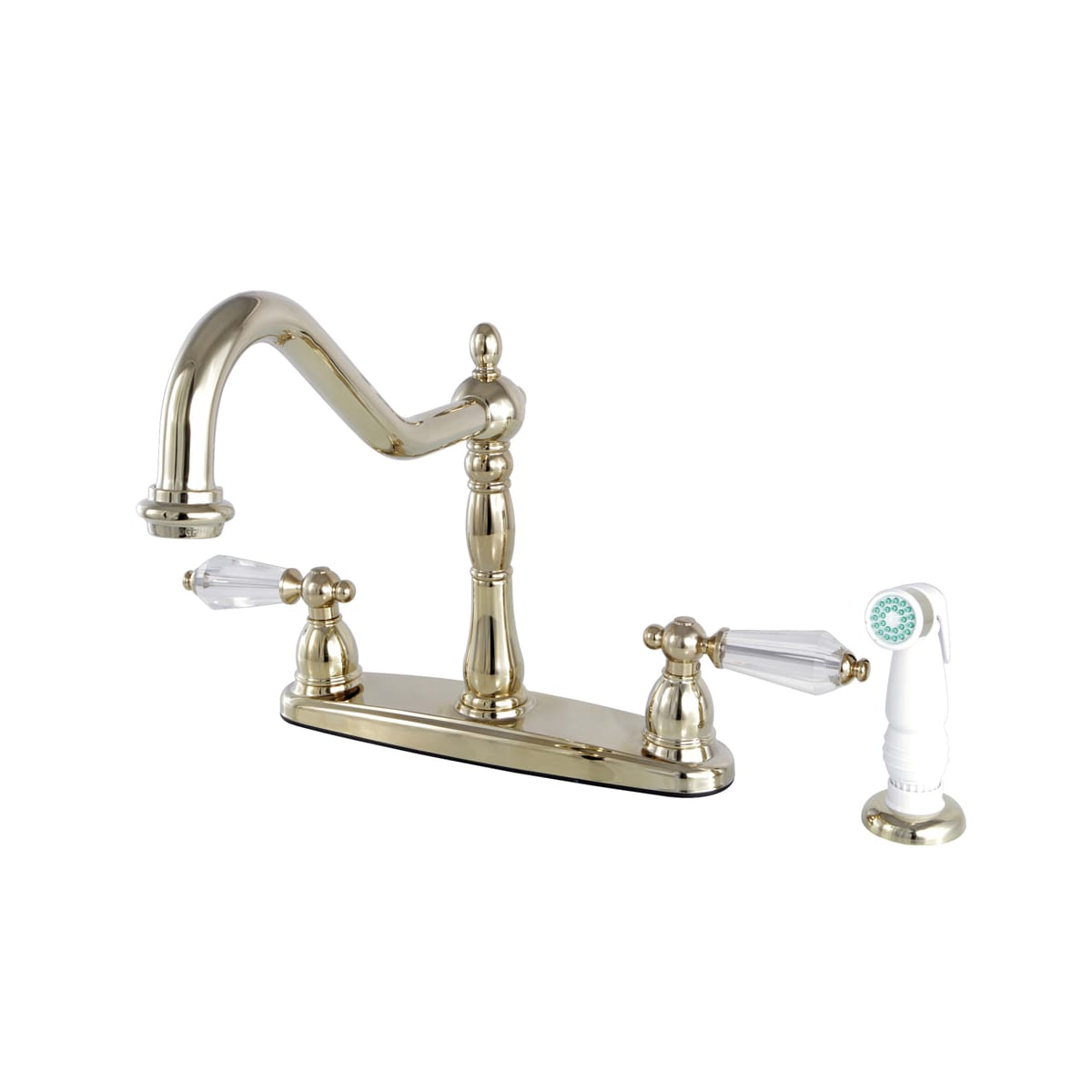 Kingston Brass Kb1752wll Polished Brass Wilshire Kitchen Faucet