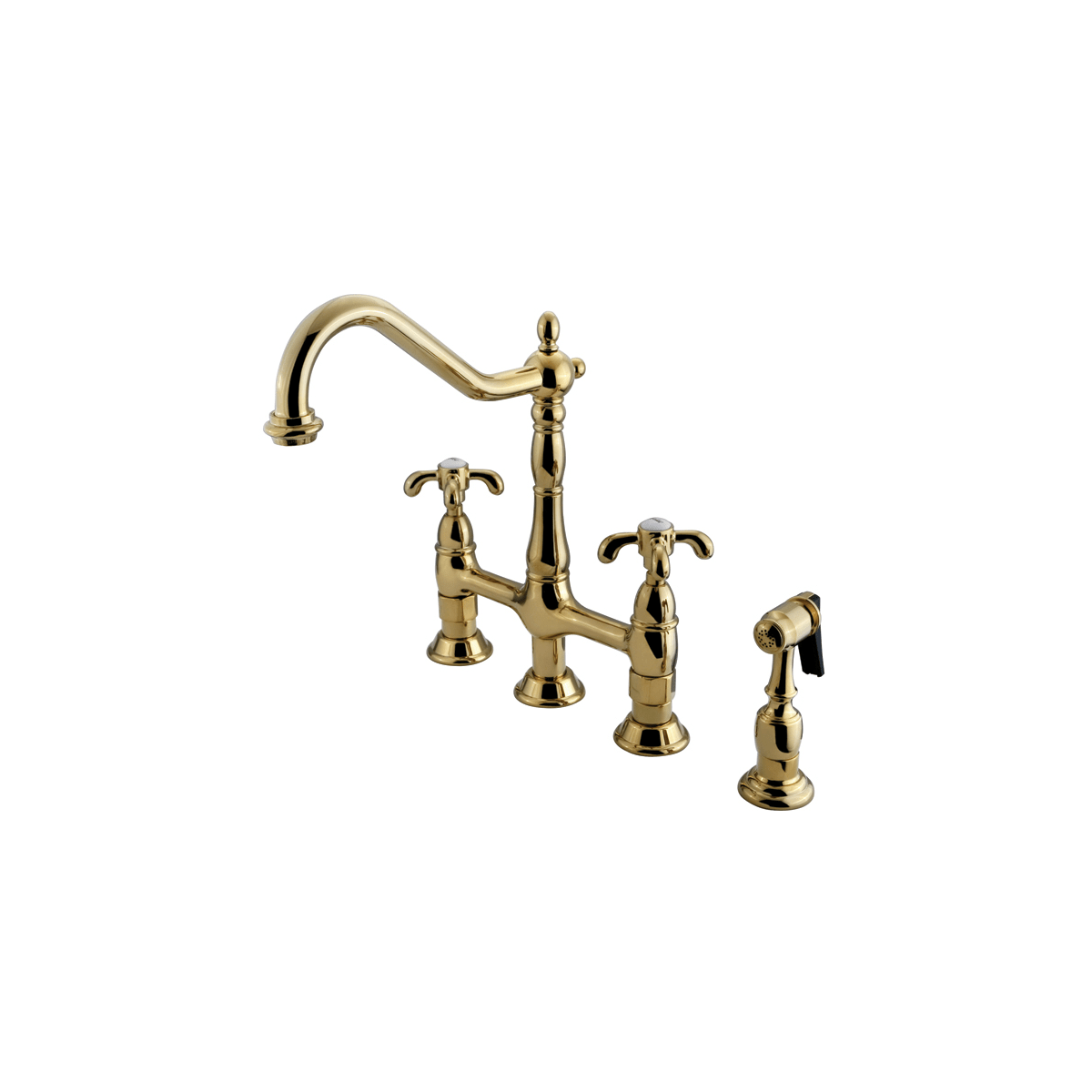 Kingston Brass Ks1272txbs Polished Brass French Country Brass