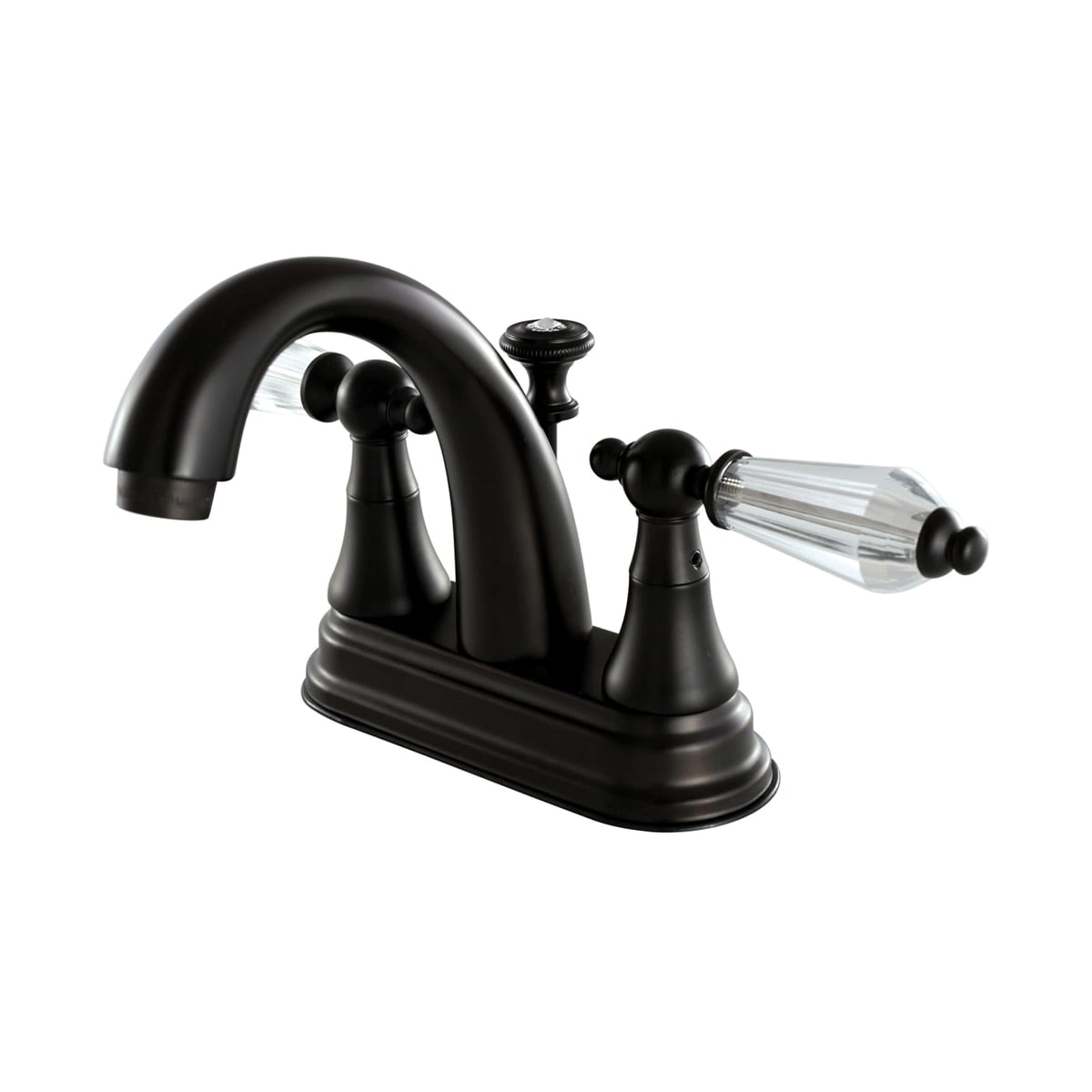 Kingston Brass Ks7615wll Oil Rubbed Bronze Wilshire Centerset Bathroom Faucet Includes Metal Pop Up Drain Assembly Faucet Com