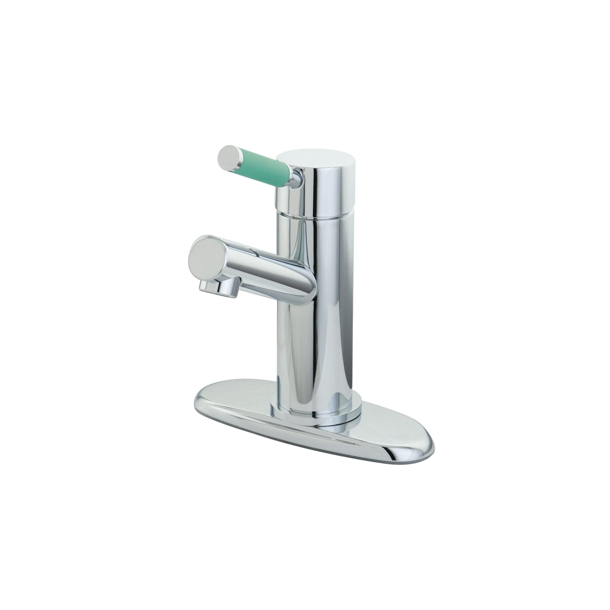 Kingston Brass Fs8421dgl Chrome Green Eden Bathroom Faucet With