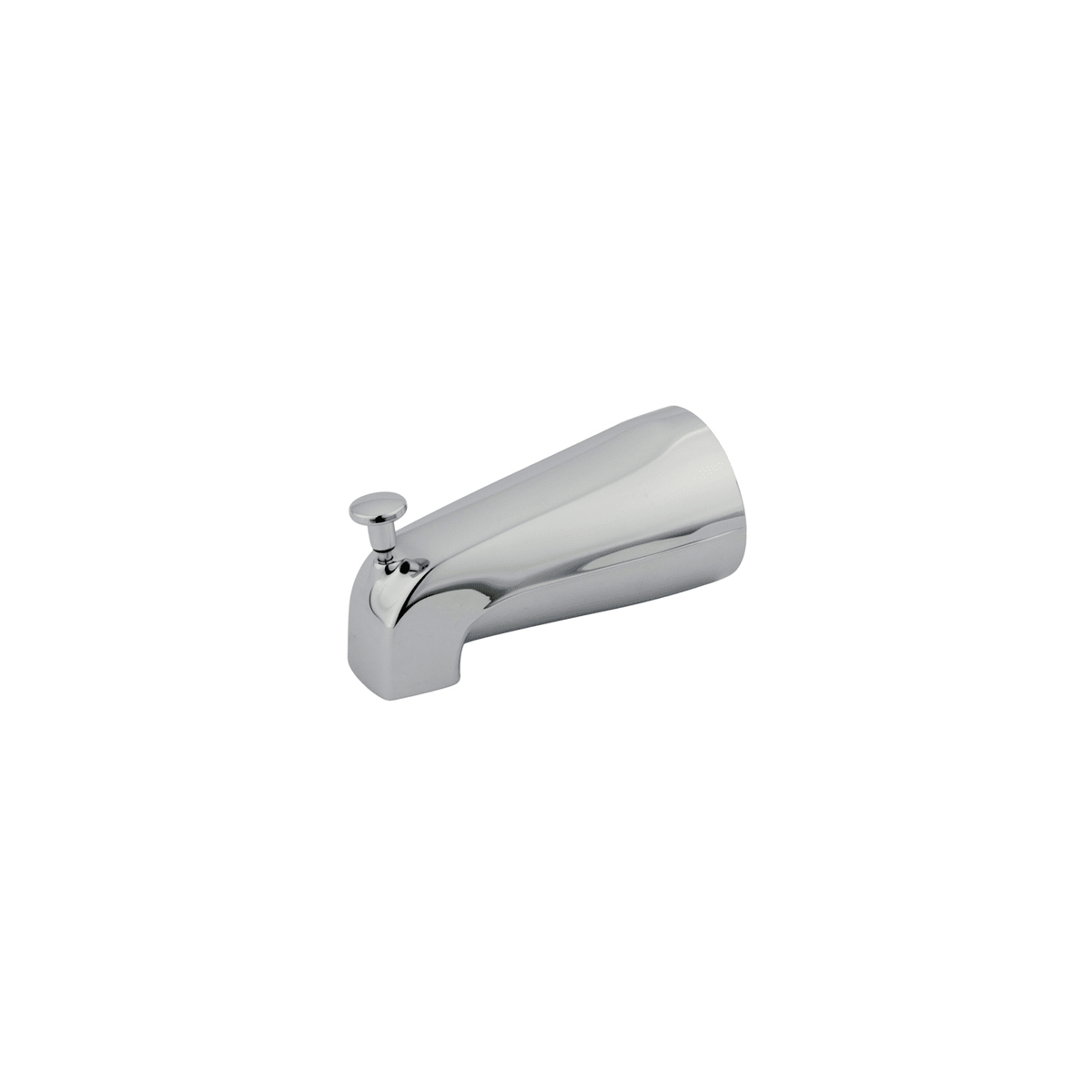 Brushed Nickel Kingston Brass K189A8 5-1/4 Inch Zinc Tub Spout with Diverter 