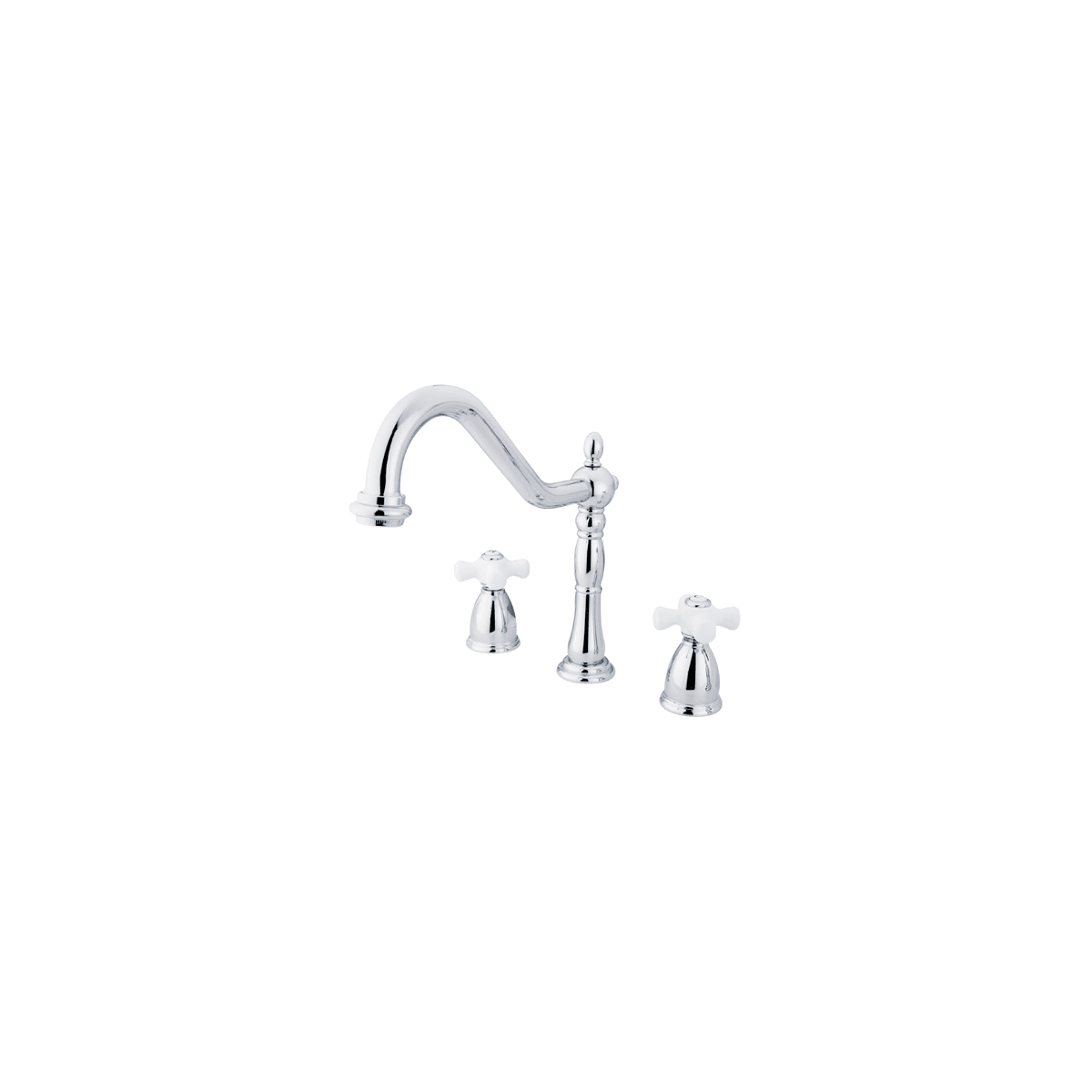Kingston Brass Kb1795pxls Oil Rubbed Bronze Heritage Widespread Kingston Brass Kb1795pxls Oil Rubbed Bronze Heritage Widespread Kitchen Faucet With Porcelain Cross Handles Faucetdirect Com