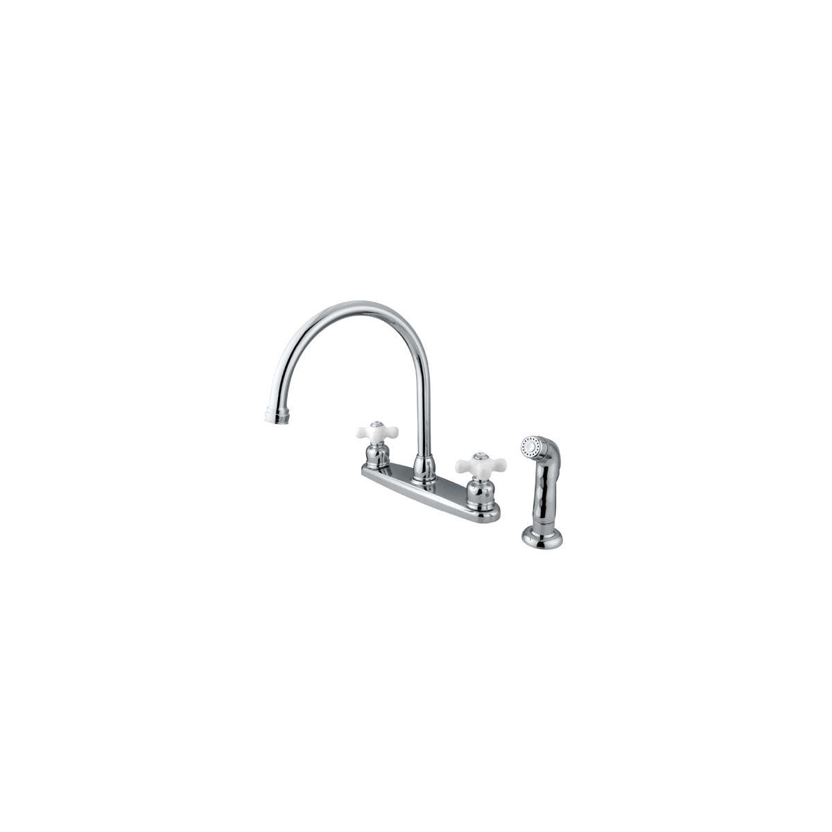 Kingston Brass Kb721pxsp Polished Chrome Vintage Centerset