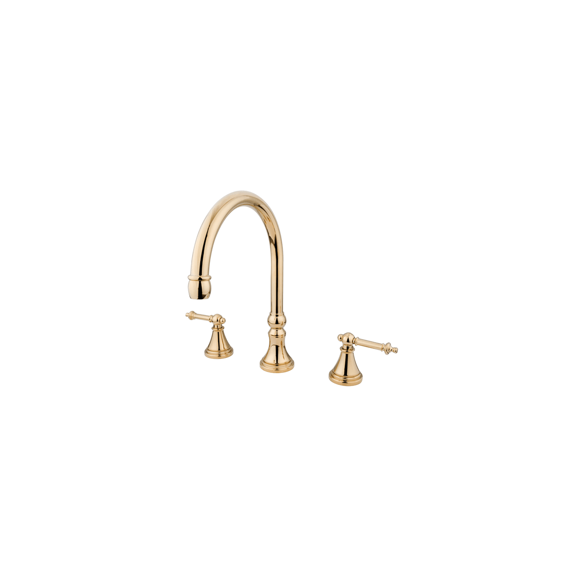 Kingston Brass Ks2342tl Polished Brass Tuscany Widespread Deck