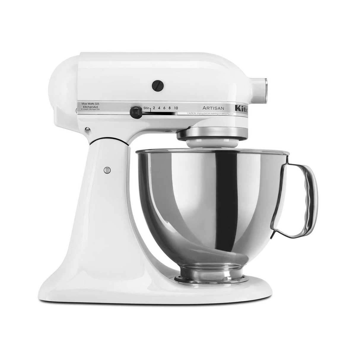 KitchenAid KSM150PS 160 Oz. 325 Watt 10 Speed Stand Mixer with Direct Drive  Transmission Contour Silver Food Processing Appliances Mixers Stand Mixers  - Yahoo Shopping