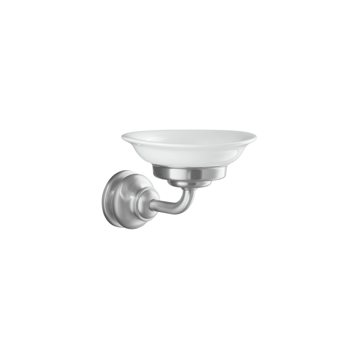 Kohler K 12162 G Brushed Chrome Fairfax Soap Dish Faucet
