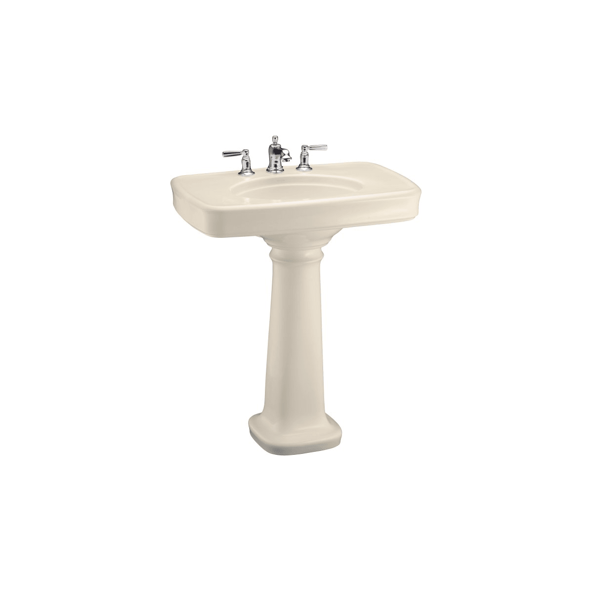 Products with Free Delivery Lowest Prices KOHLER K23478G9 Bancroft Pedestal Bathroom Sink