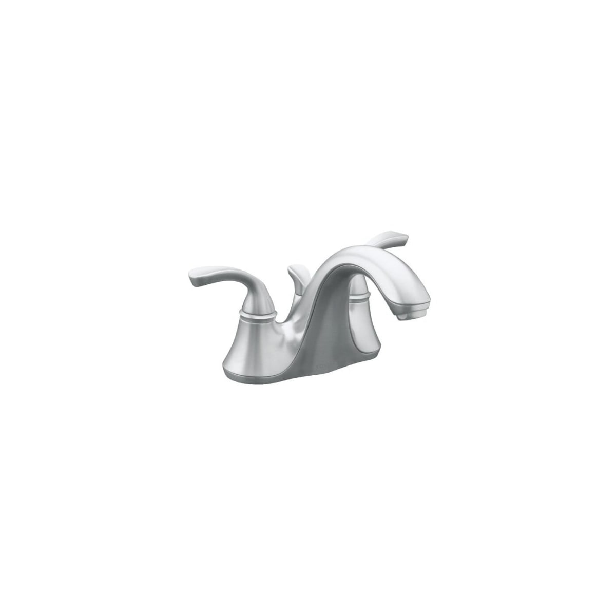 Kohler K 10271 4 G Brushed Chrome Forte Double Handle Centerset Bathroom Faucet Faucet Com