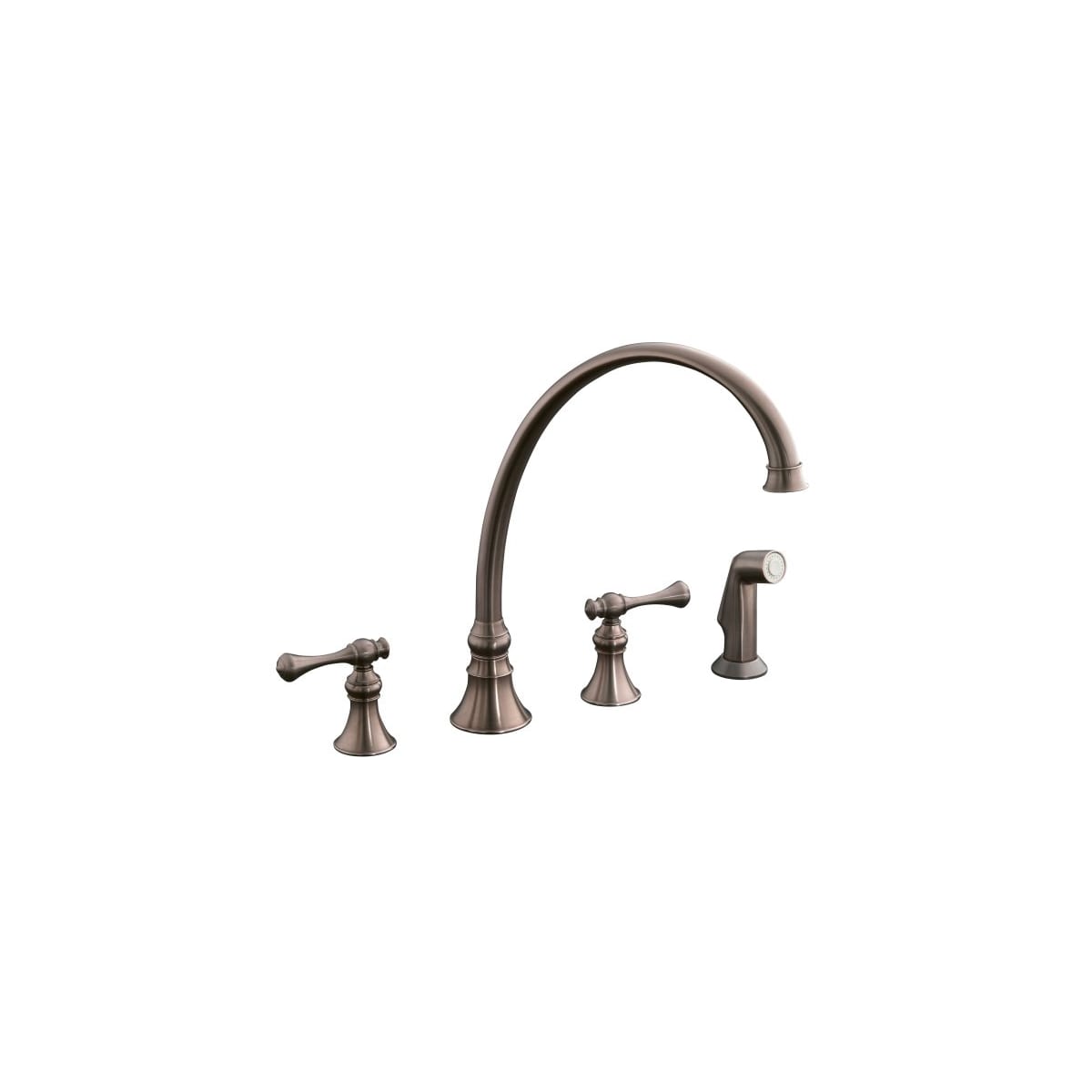 Kohler Gooseneck Kitchen Faucet Kohler K 16111 4a Bx Brazen Bronze