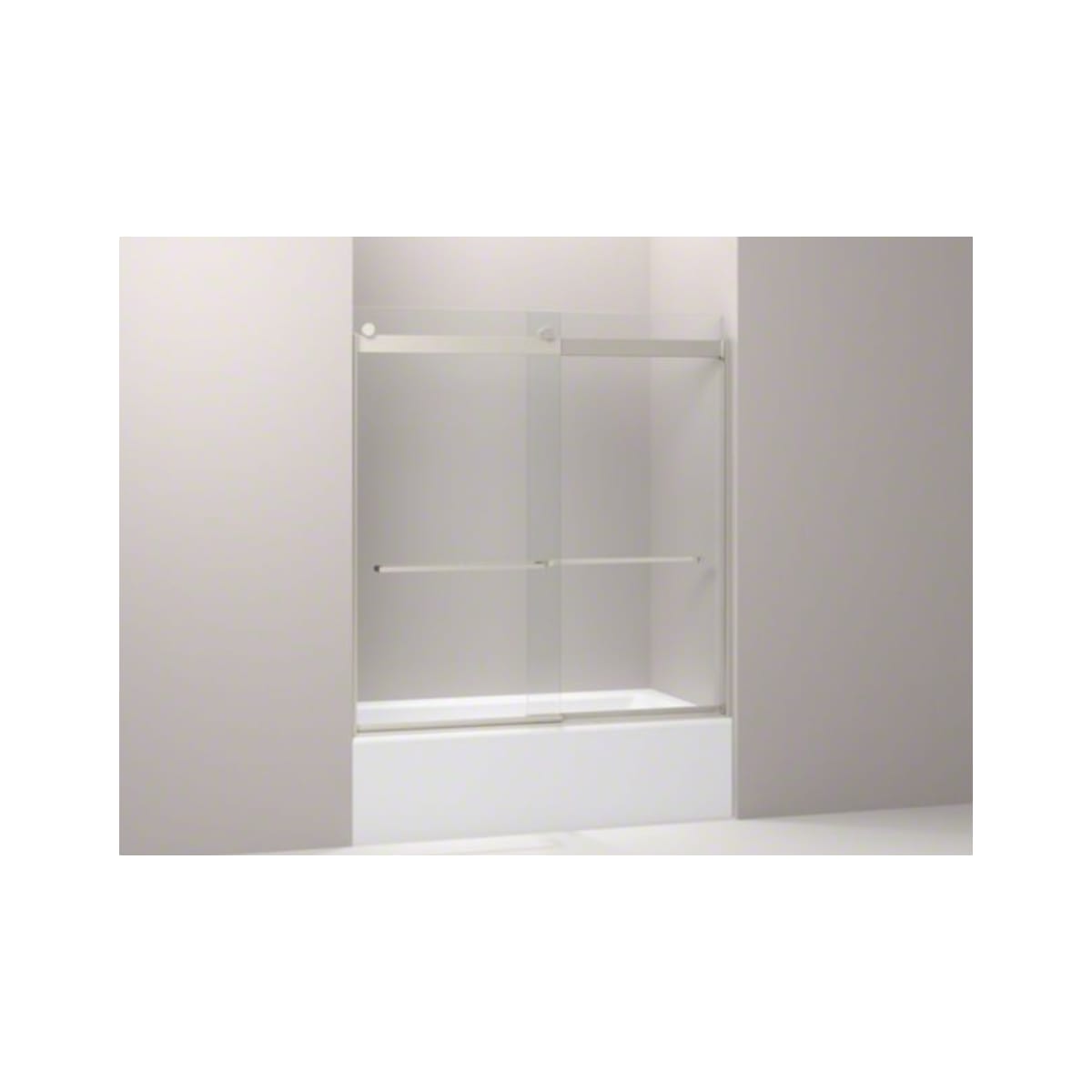Kohler K 706207 L Nx Brushed Nickel Levity Frameless 62 X 31 1 2 Kohler K 706207 L Nx