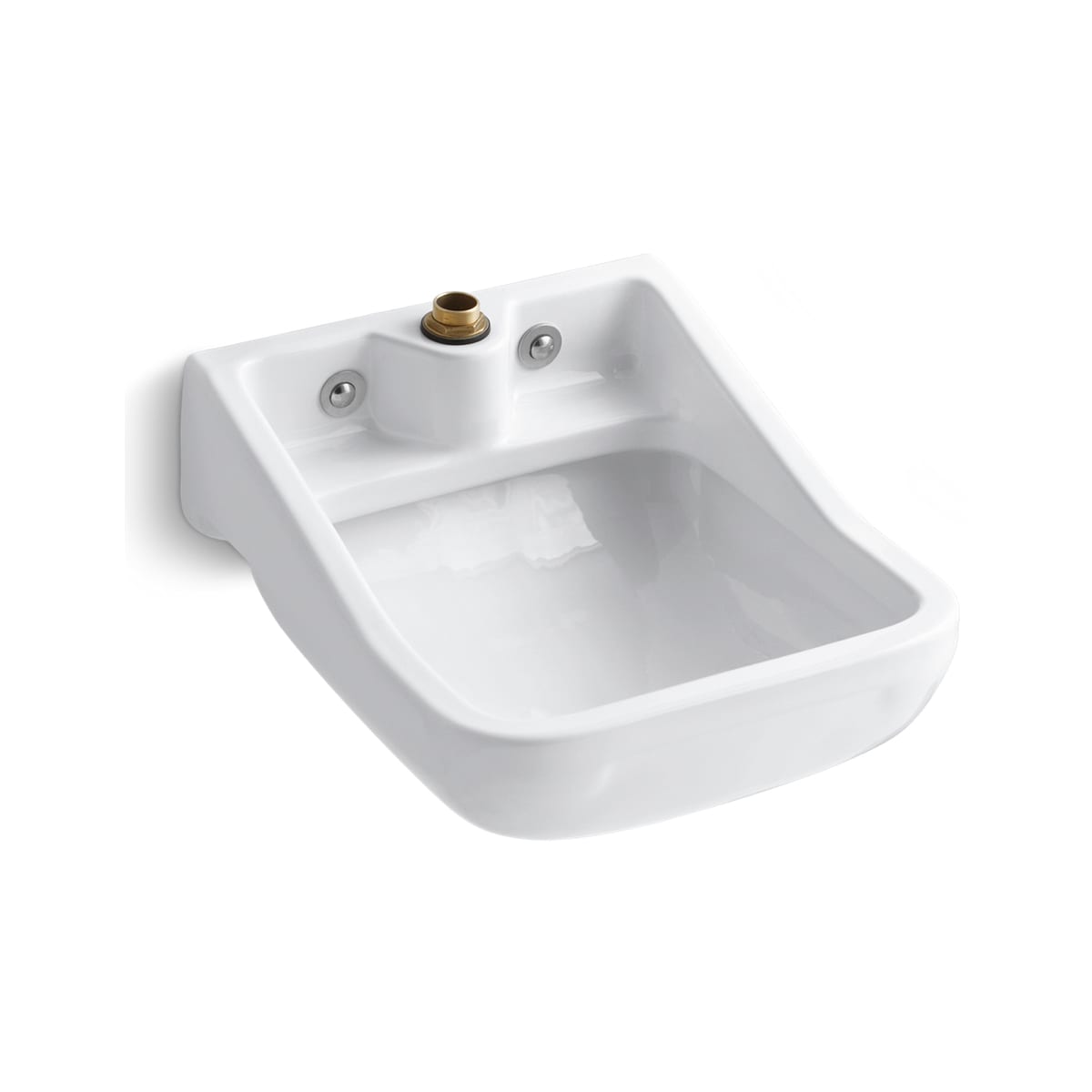Kohler K 12867 0 White Camerton Wall Mounted Blow Out Service Sink