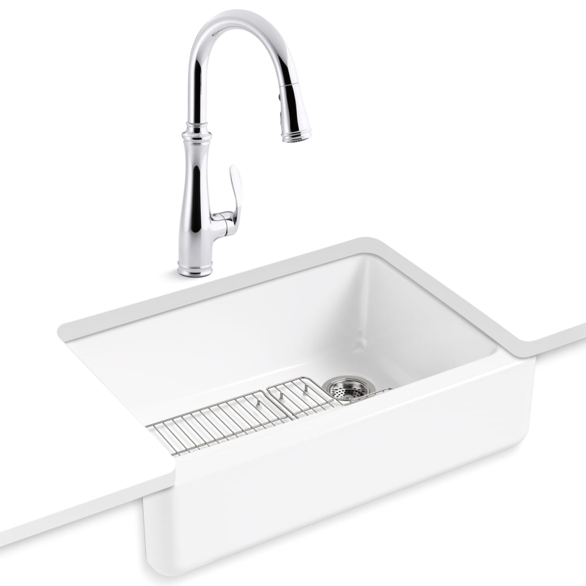 kohler hartland sink ceramic kohler k5827k560 hartland fixture k5827k560cp polished chrome faucet whitehaven kitchen kit kohler hartland sink ceramic kohler k5827k560 hartland fixture k5827k560cp polished chrome faucet whitehaven kitchen kit