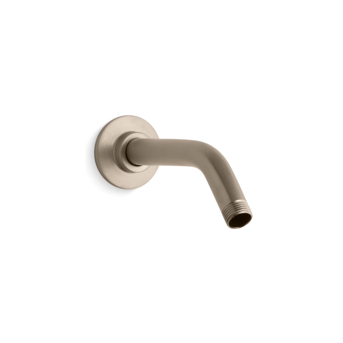 New Shower Arm And Flange In Vibrant Brushed Nickel 7-1/2 In 