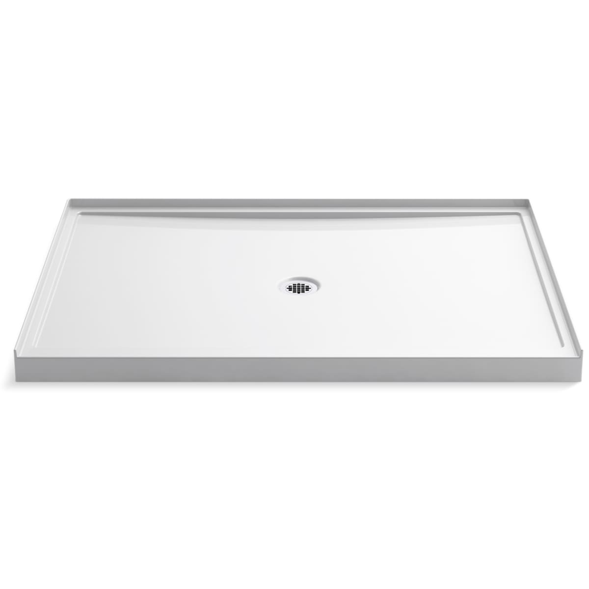 Kohler K 8659 Ny Dune Rely 60 X 42 Shower Base With Single Threshold And 3 1 4 Center Drain Faucetdirect Com