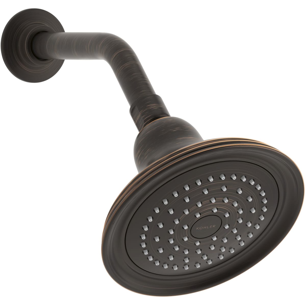 Kohler K-10391-AK-CP Polished Chrome Devonshire 2.5 GPM Single Function  Shower Head with Katalyst Air-induction Technology - FaucetDirect.com