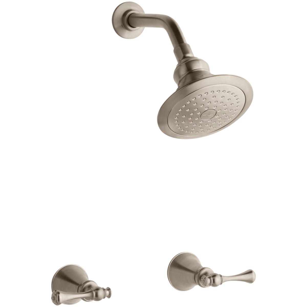 Kohler K 16214 4a Bn Brushed Nickel Revival Shower Package With