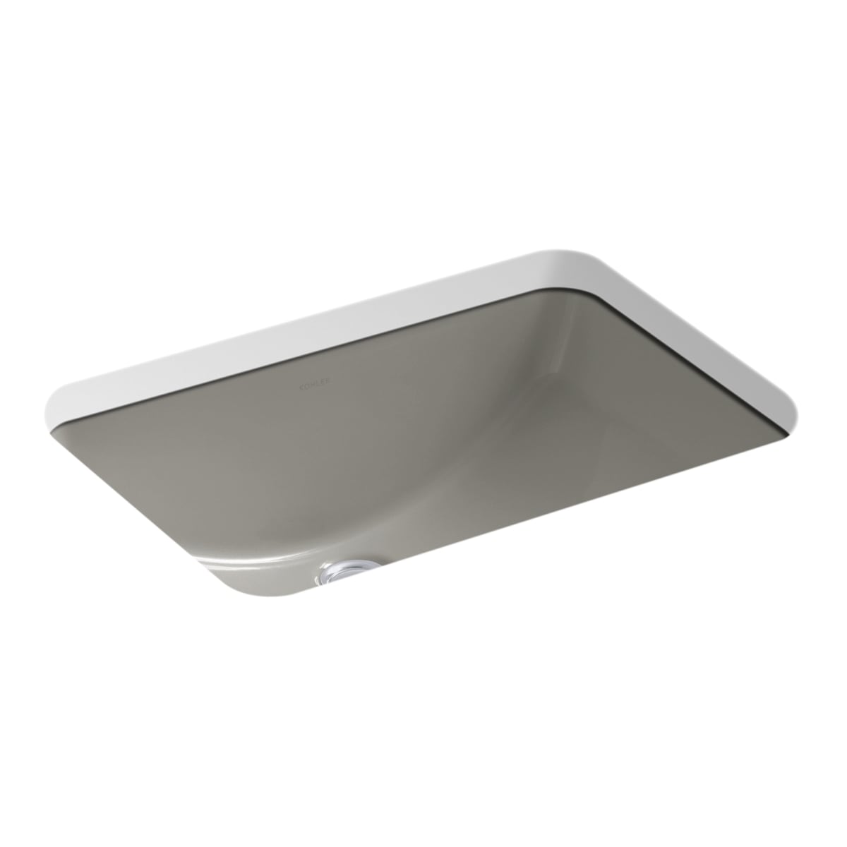 Kohler K-2214-0 White Ladena 20-7/8" x 14-3/8" x 8-1/8" Undermount Bathroom Sink with Overflow - Faucet.com