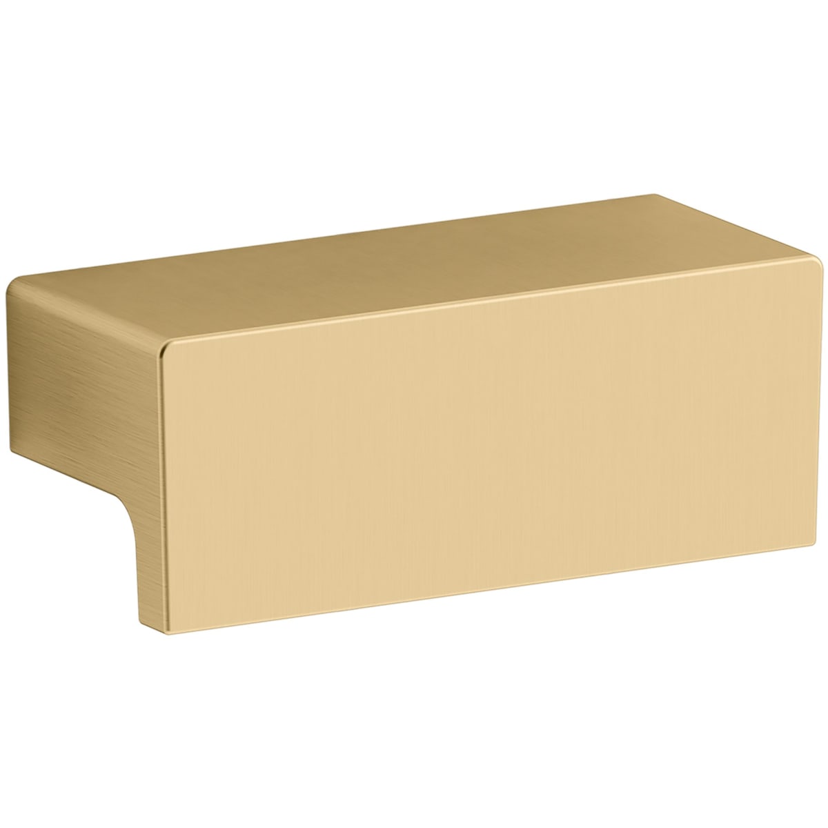 KOHLER Honesty 2.5 in. Vibrant Brushed Moderne Brass Cabinet Knob