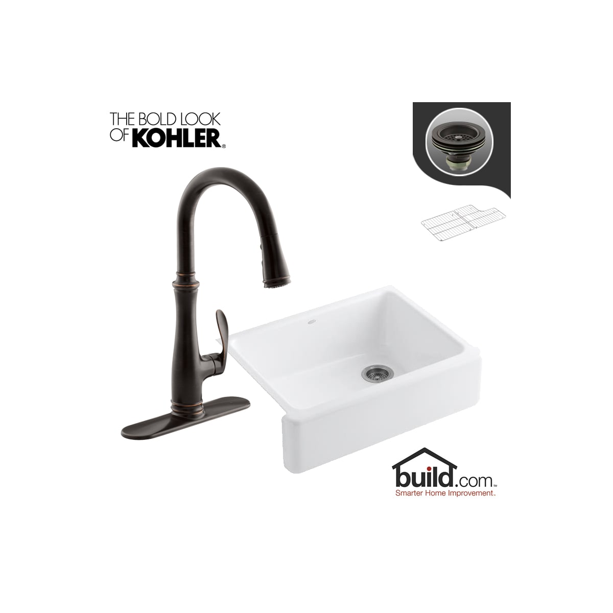 Kohler K 6487 K 560 2bz Oil Rubbed Bronze Faucet Whitehaven