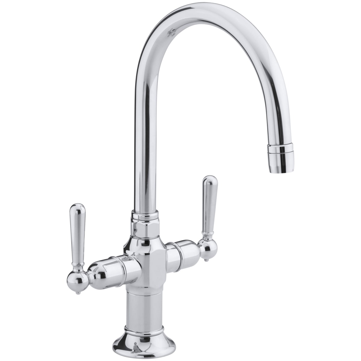 Kohler K 7342 4 S Polished Stainless Hirise Stainless Steel Two
