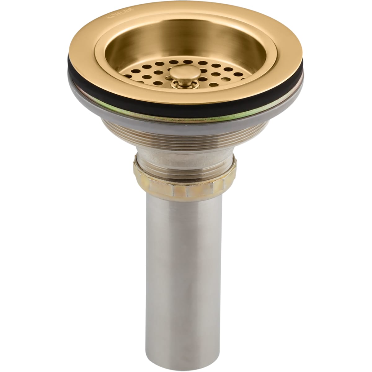 Kohler K-8801-2MB Brushed Modern Brass Duostrainer Basket