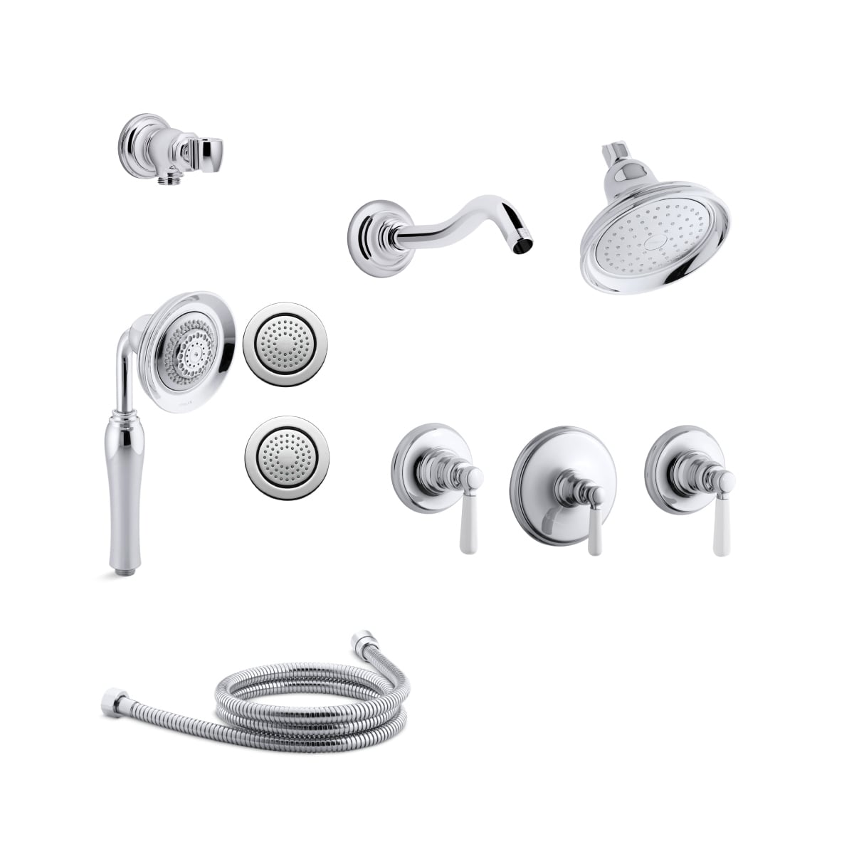 Kohler K Bancroft Dms15 4p Cp Polished Chrome Bancroft