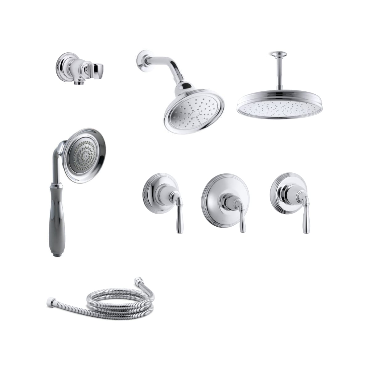 Kohler K Devonshire Ms17 4e Cp Polished Chrome Devonshire