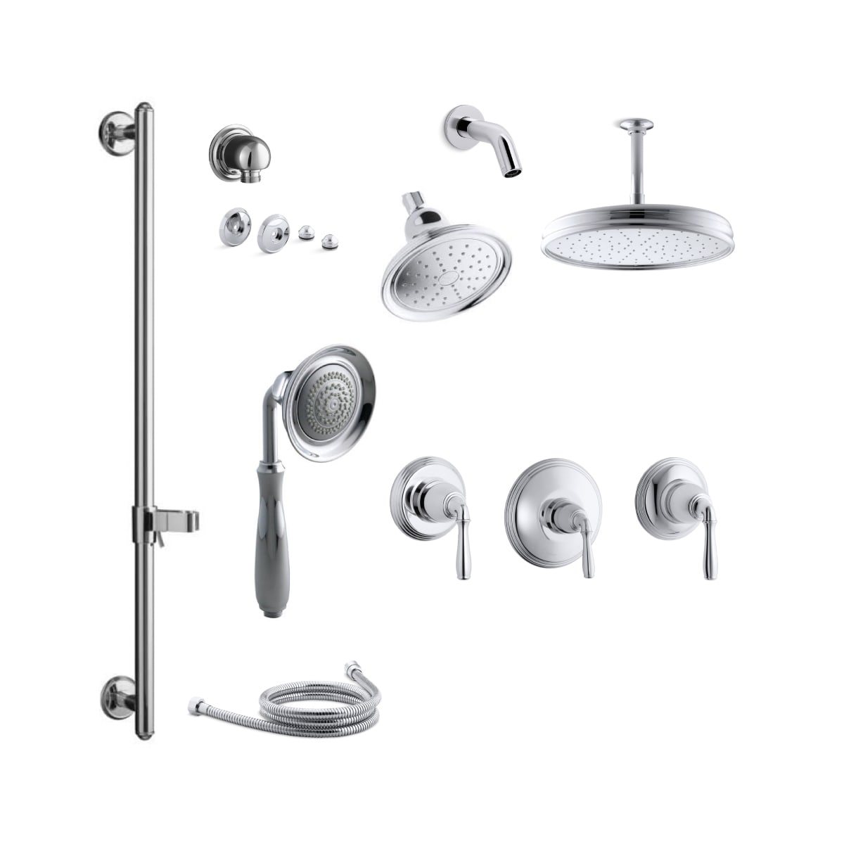 Kohler K Devonshire Ms17s 4e Bn Vibrant Brushed Nickel Devonshire
