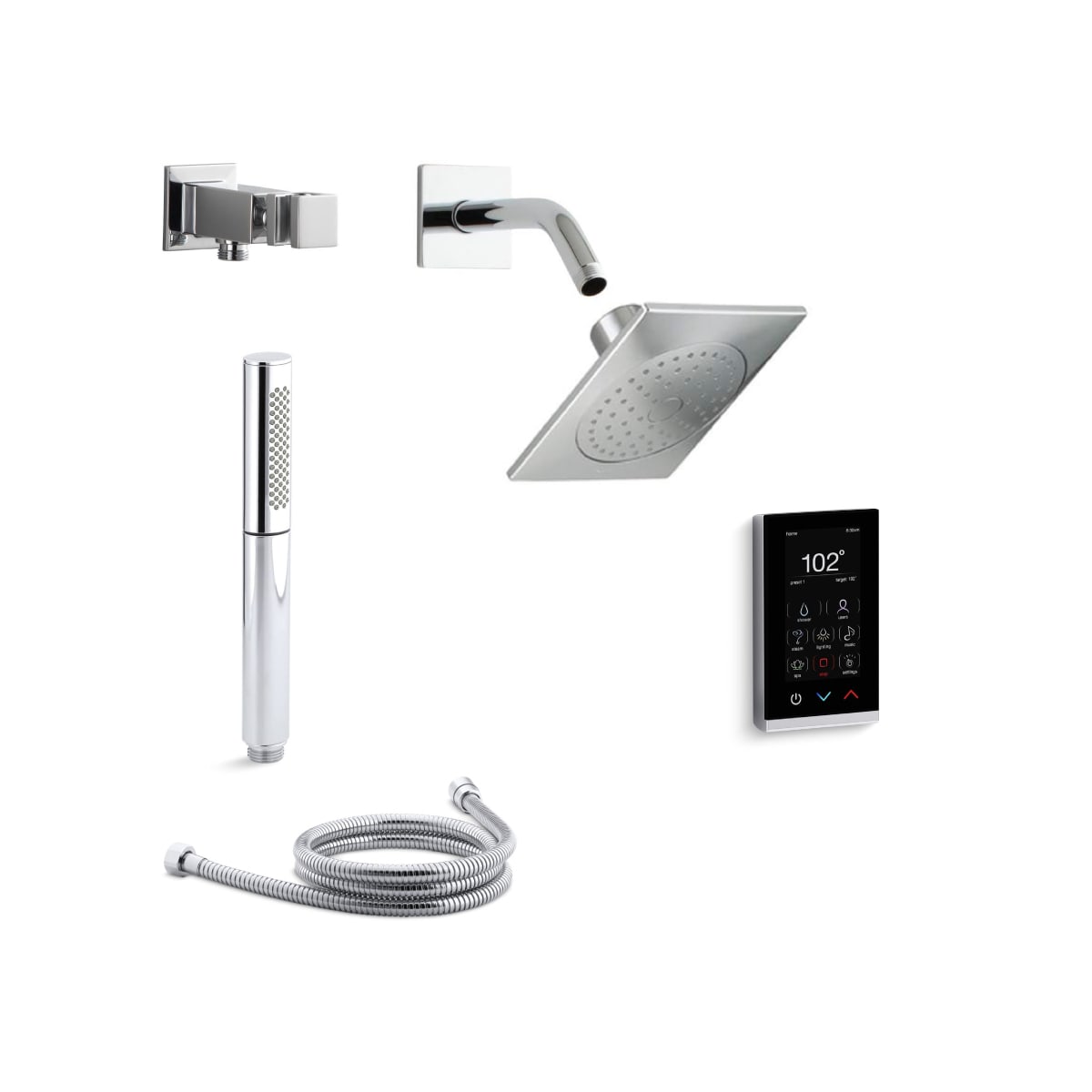 Kohler K Loure Dtv11 Cp Polished Chrome Loure Dtv Shower System