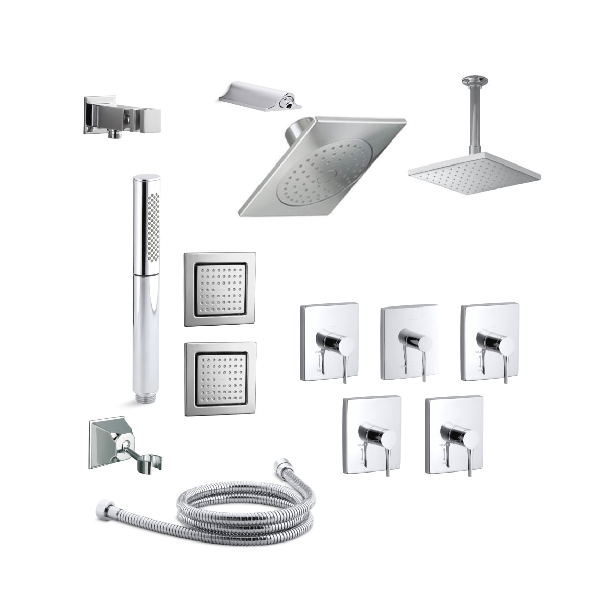 Kohler K Stance Ms18 4 Cp Polished Chrome Stance Thermostatic