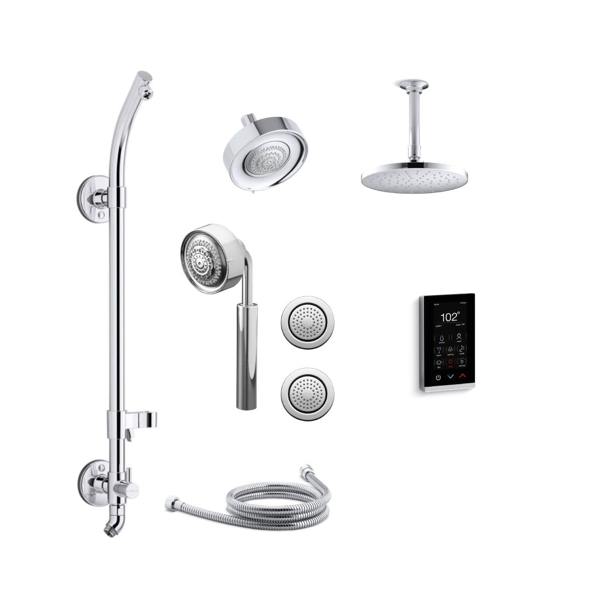 Kohler K Stillness Dtv28hr E Bn Vibrant Brushed Nickel Stillness