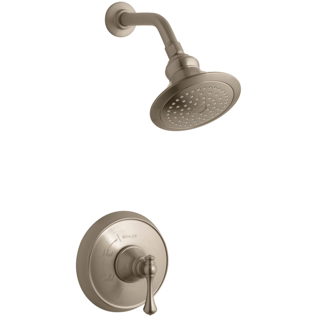 Kohler K T16114 4a G Brushed Chrome Single Handle Rite Temp