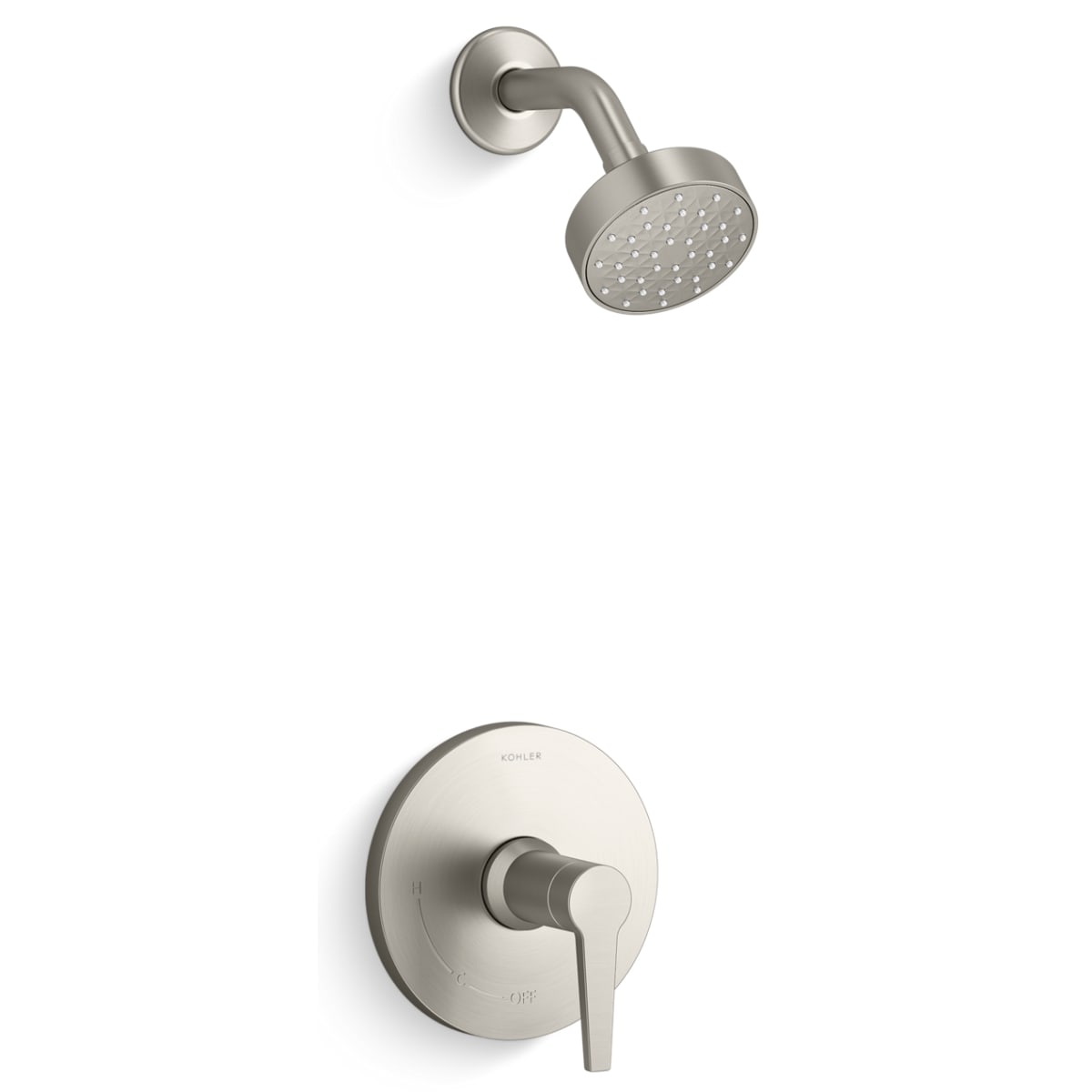 Kohler K-TS97077-4G-CP Polished Chrome Pitch Shower Only Kohler K-TS97077-4G-CP Polished Chrome Pitch Shower Only