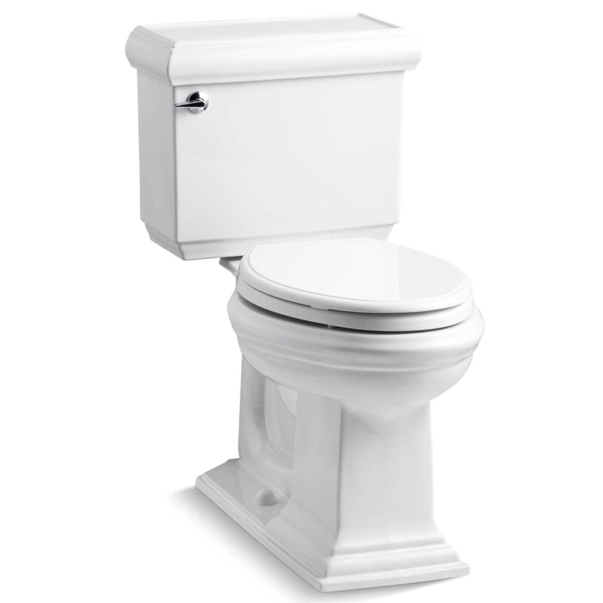 Kohler K 3818 0 White Memoirs Classic 1 6 Gpf Two Piece Elongated