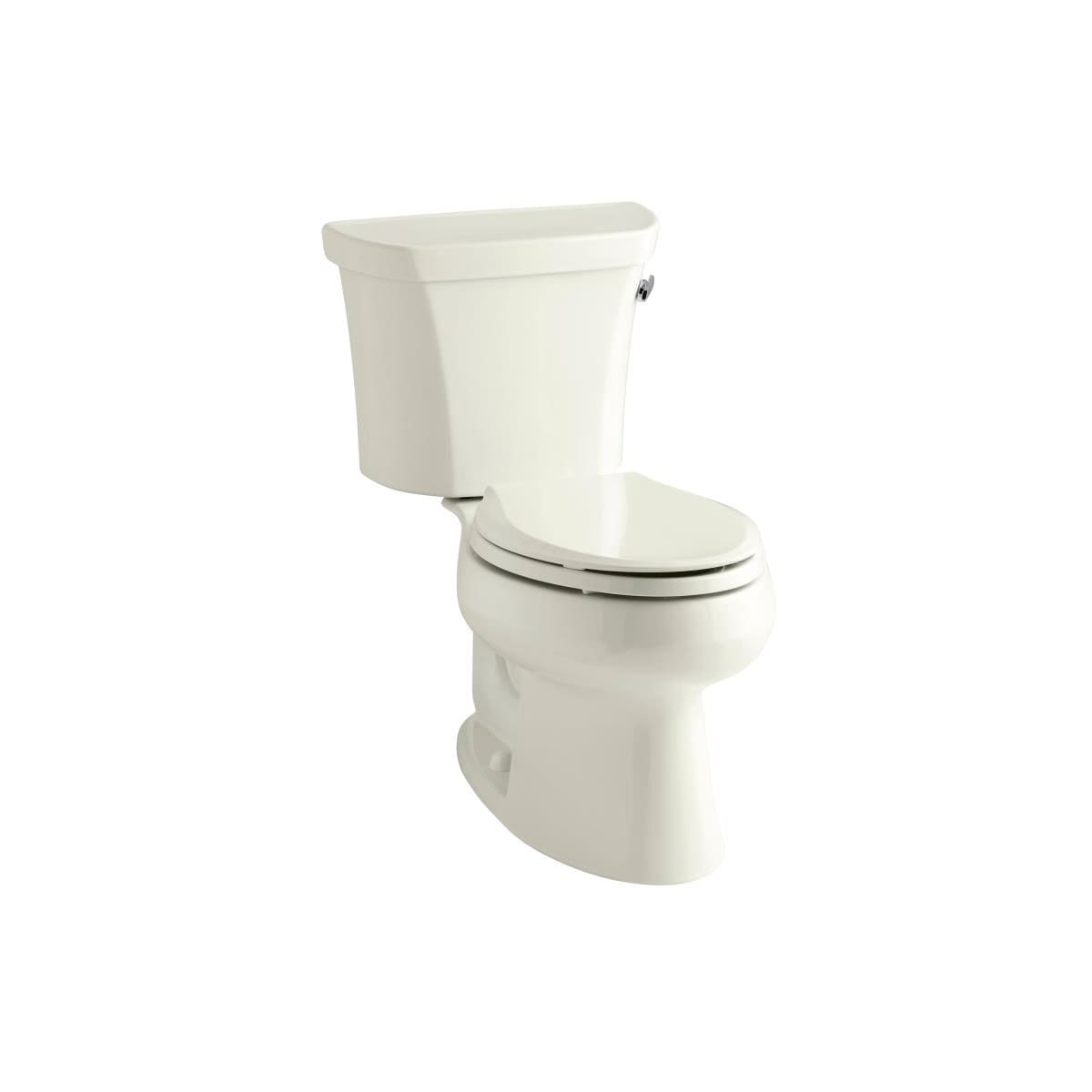Kohler K-3978-RA-0 White 1.6 GPF Two-Piece Elongated Toilet with 12