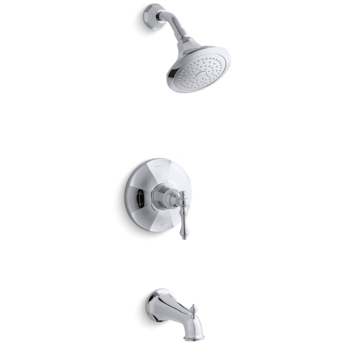 Kohler K Ts13492 4 Cp Polished Chrome Kelston Rite Temp Tub And