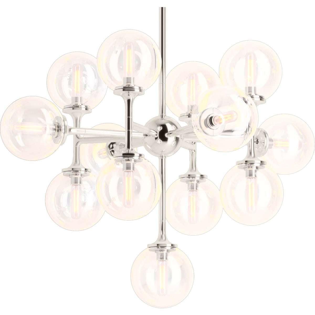 KOHLER Bellera 13-Light Polished Nickel Chandelier