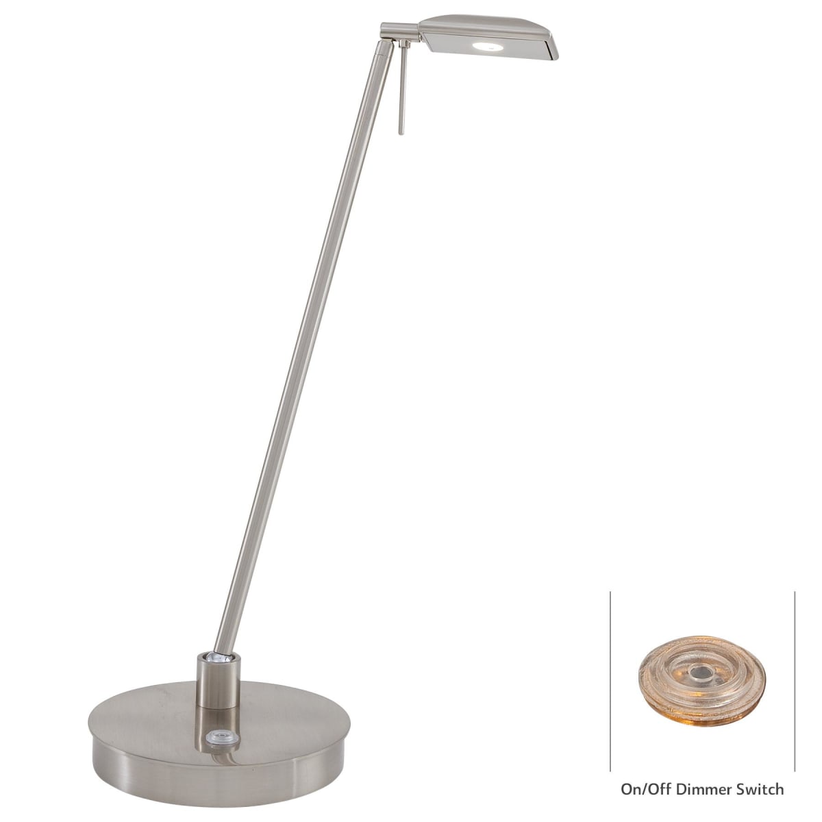 Brushed nickel desk on sale