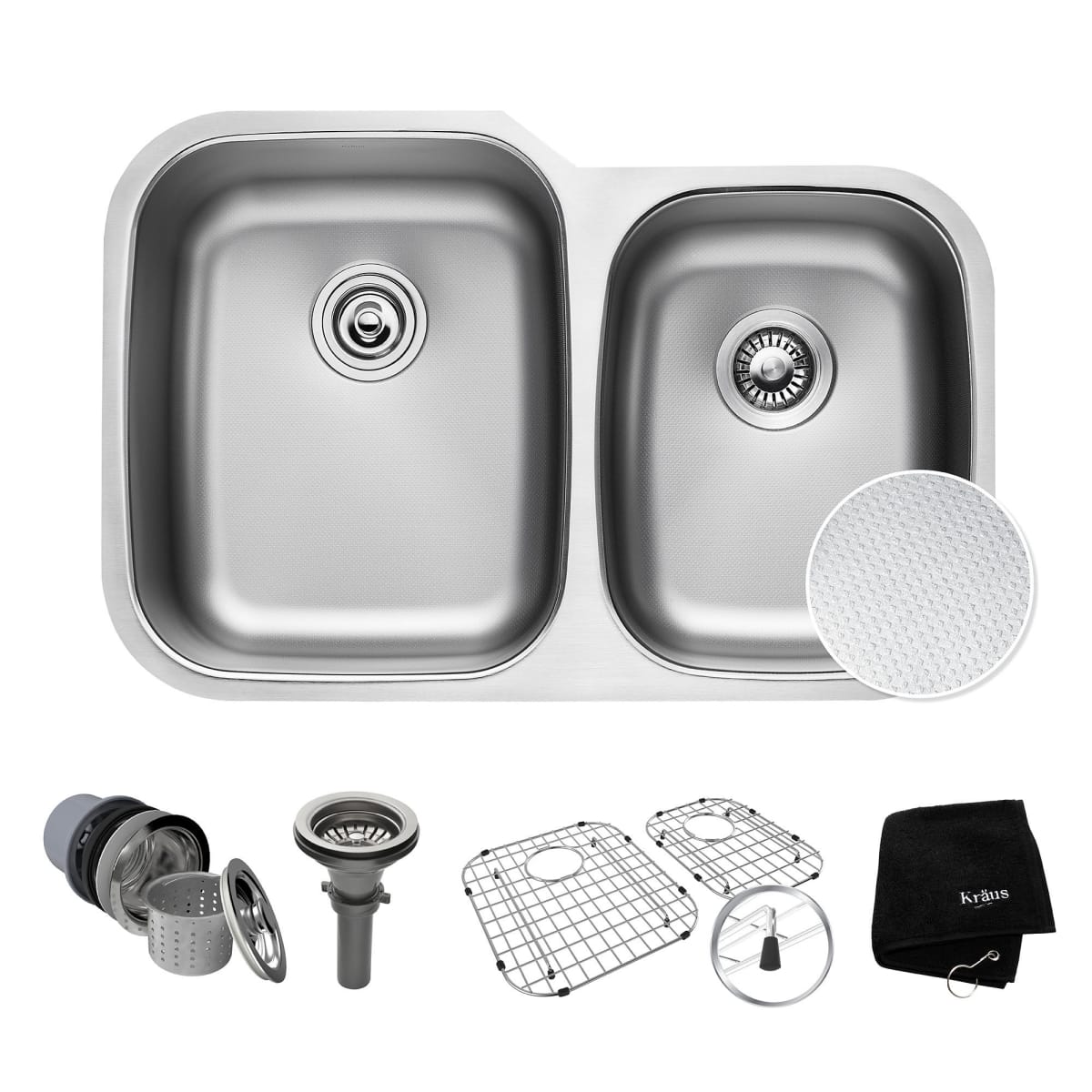 Kraus Kbu24e Stainless Steel Outlast Microshield 32 Scratch Kraus Kbu24e Stainless Steel Outlast
