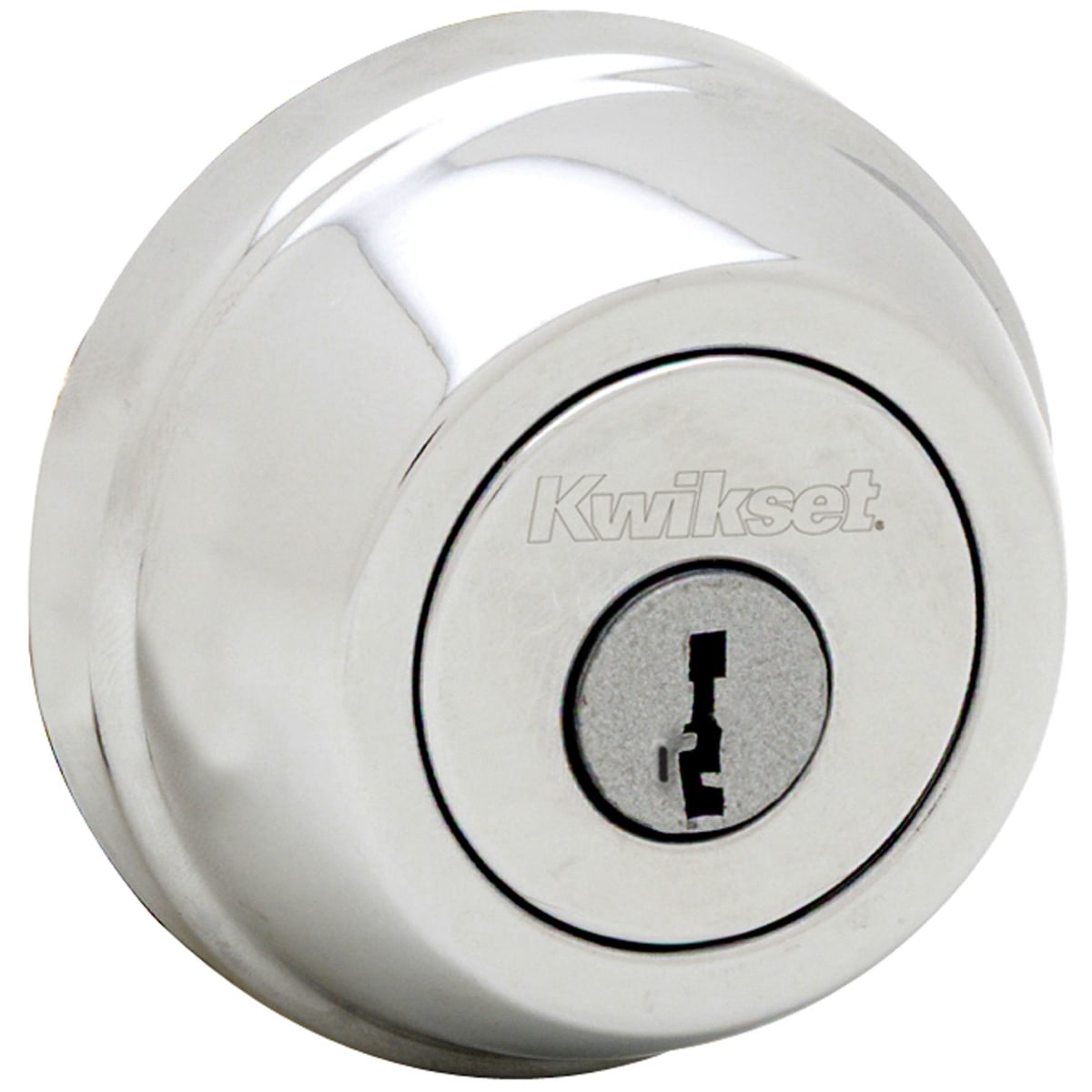 Kwikset 780-26SV1 Polished Chrome Single Cylinder Deadbolt with SmartKey  from the 780 Series