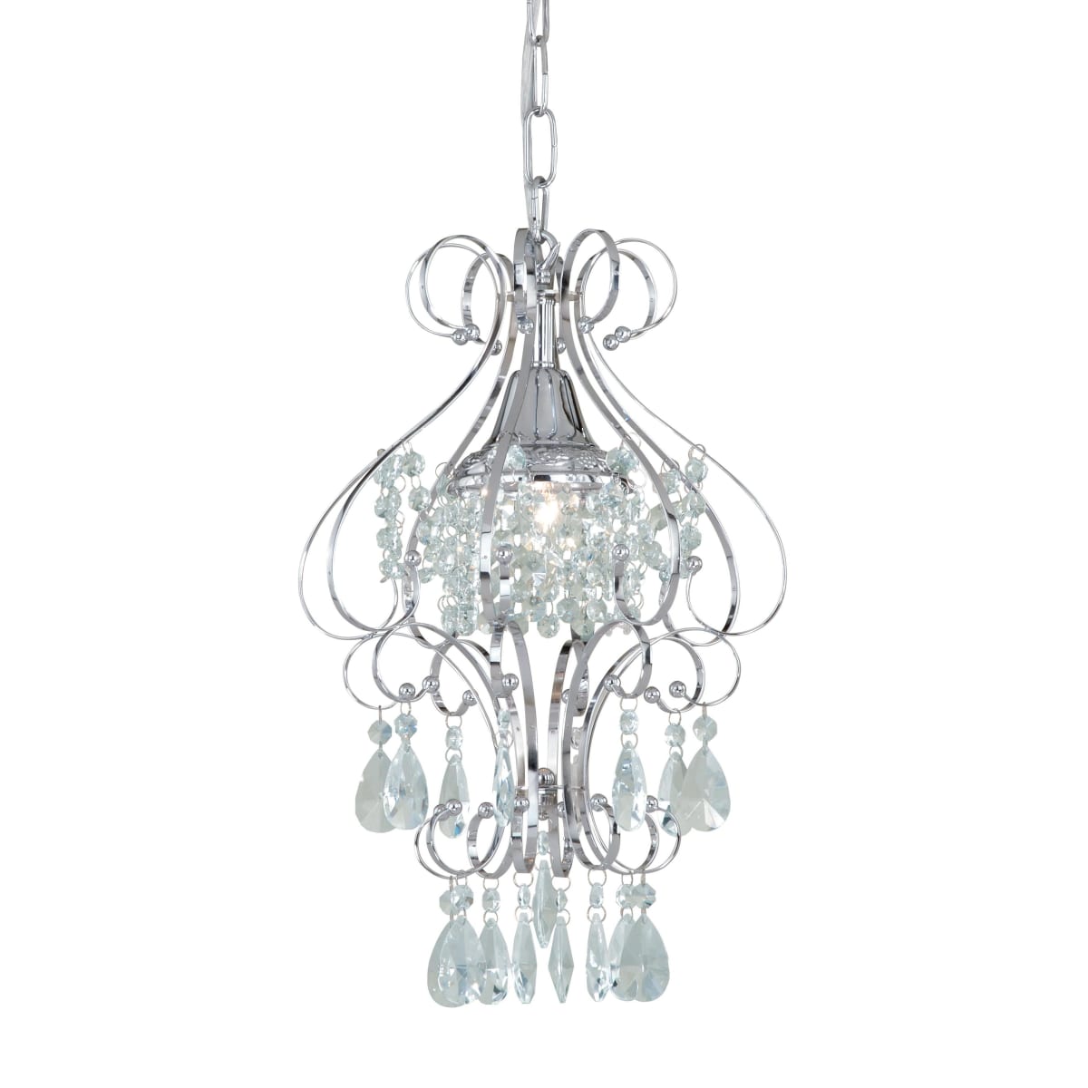 Laura Ashley Pxx242 Chrome Caprice 13 Mini Pendant