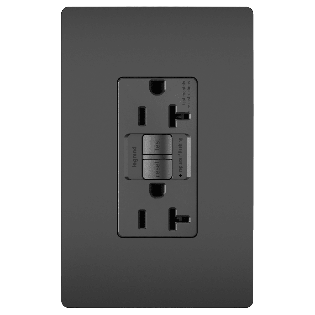 Legrand 2097TR Brown Radiant GFCI Tamper Resistant Wall ...