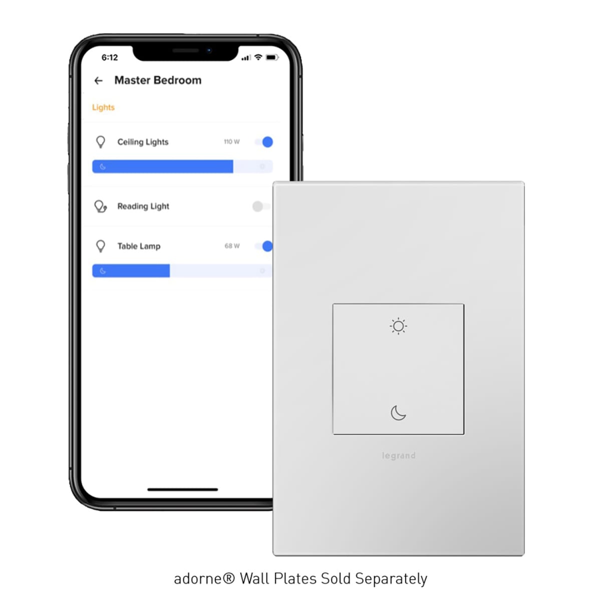 Legrand adorne wifi switch outlet