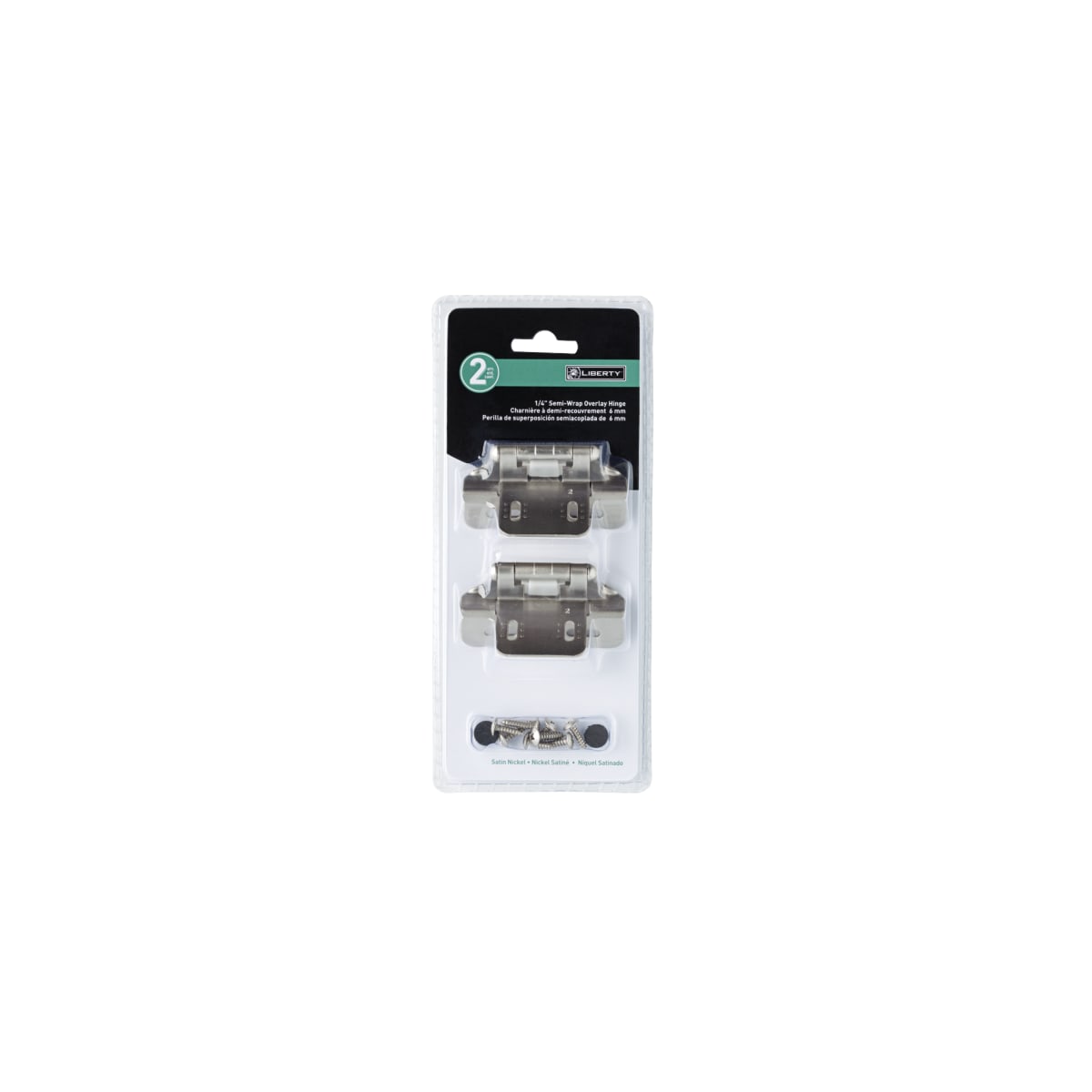 Liberty Hardware H01911l Sn U Satin Nickel 1 4 Inch Partial