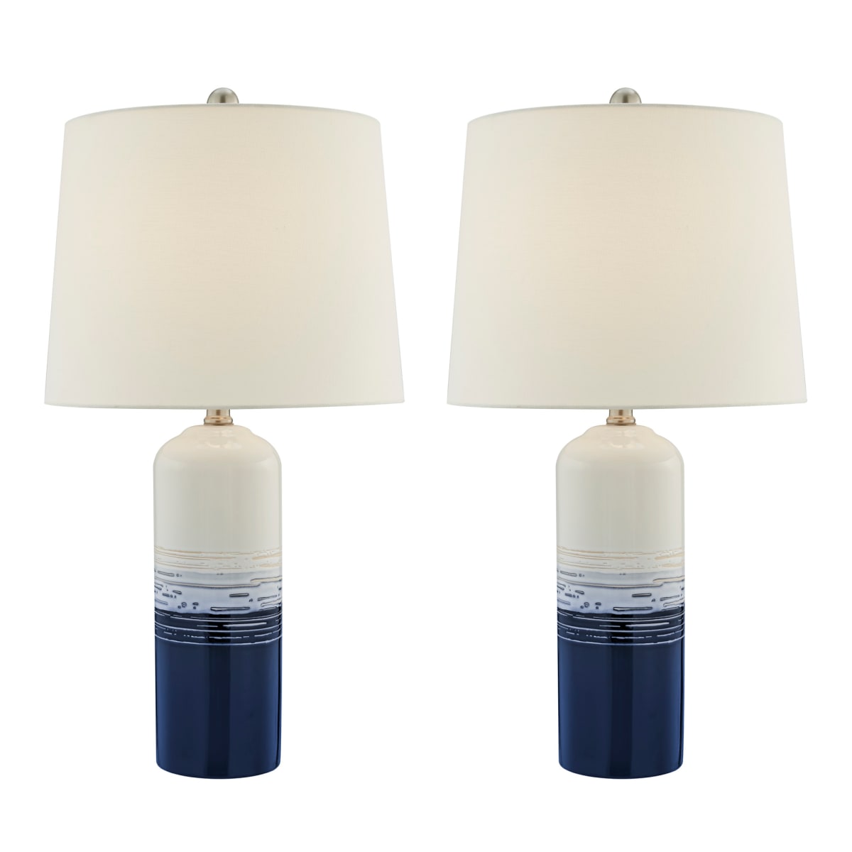 Lite Source LS 23721 2PK Ceramic Heaton 25 Tall Buffet Lamp Sets LightingDirect