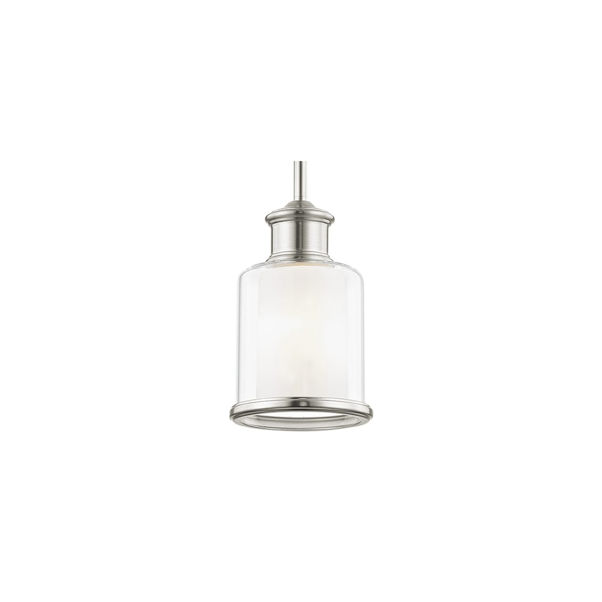 Finish Livex Lighting 40206-91 Transitional Six Light Chandelier from Middlebush Collection in Pwt Brushed Nickel Slvr Nckl B/S